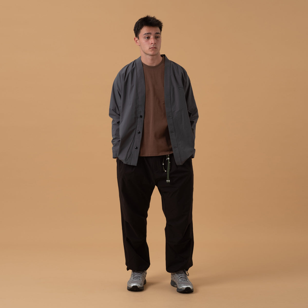 Pleated Field Pants / Teflon™ Polyester - Black