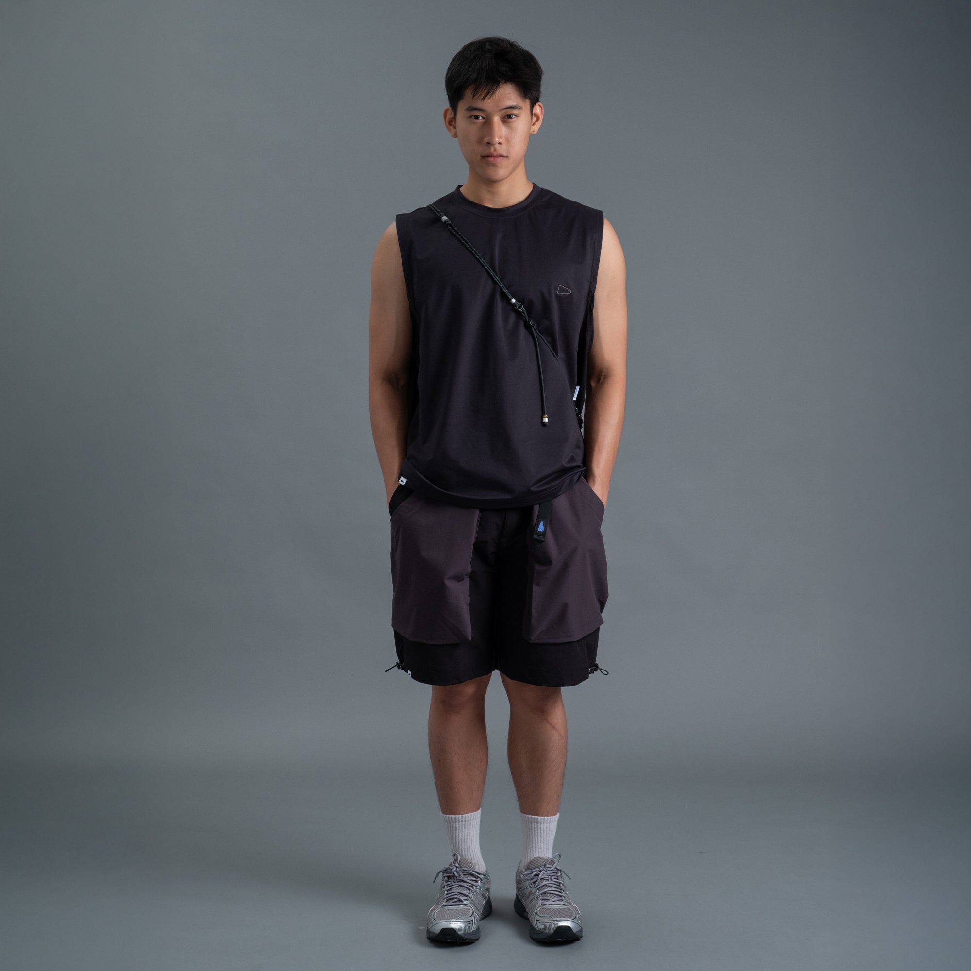 Camping Shorts 2-Tone / Nylon - Black